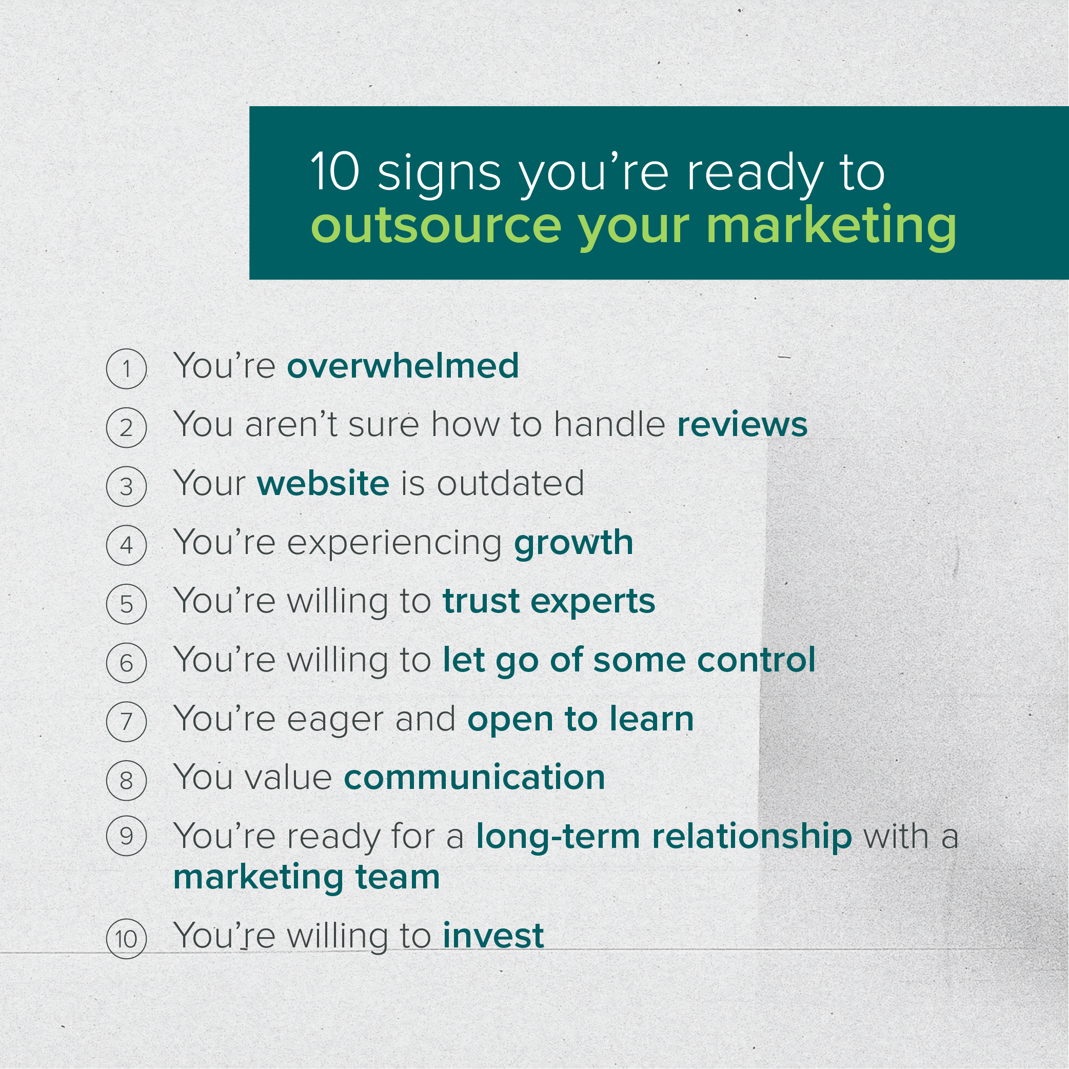 Infographic: 10 Signs You’re Ready to Outsource Your Child Care Marketing