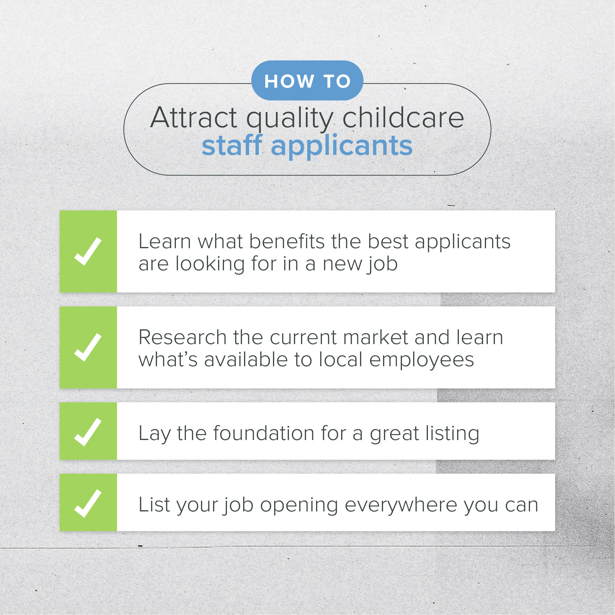 Infographic: Childcare Staffing Tips