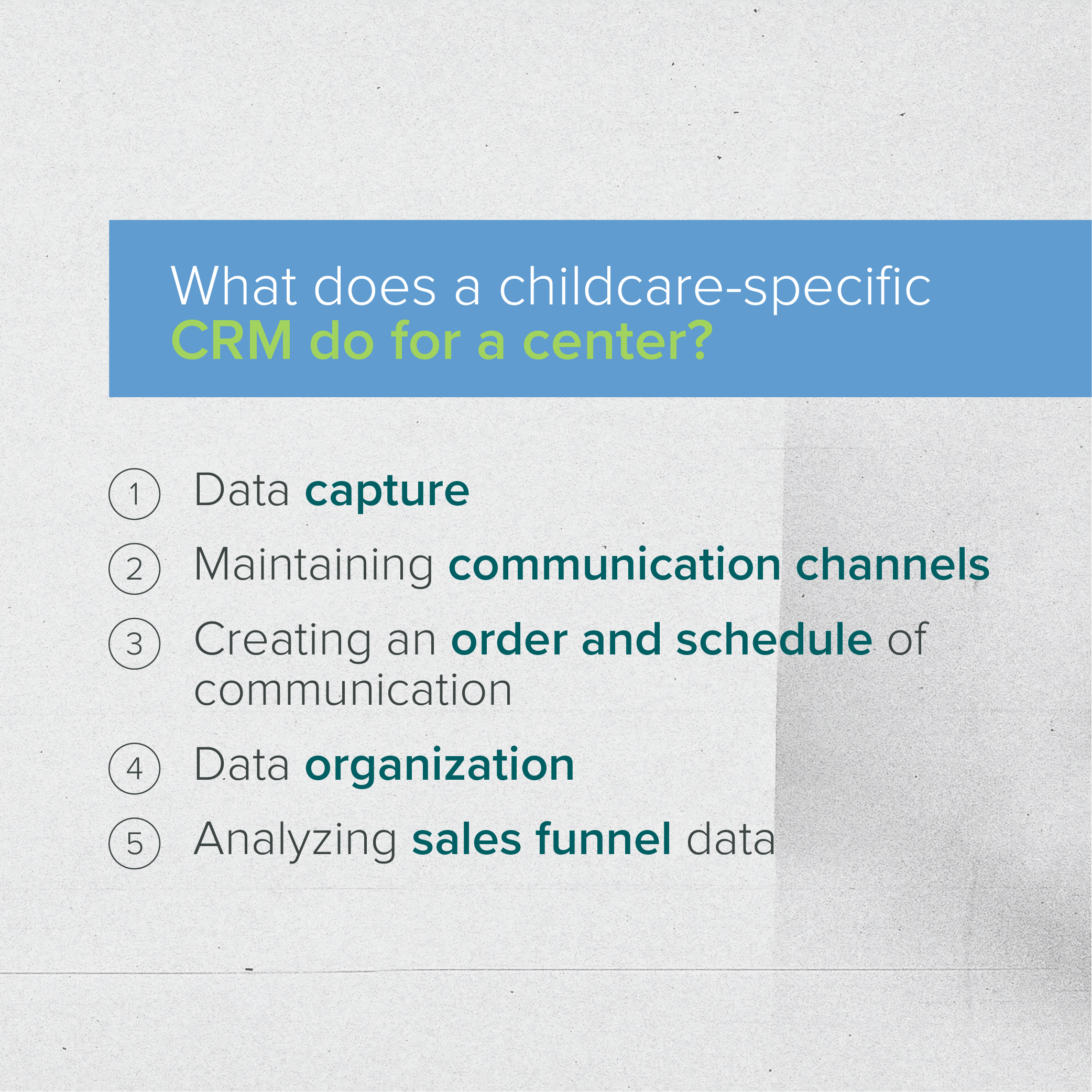 Infographic: Why a Child Care-Specific CRM Is Essential for Your Team