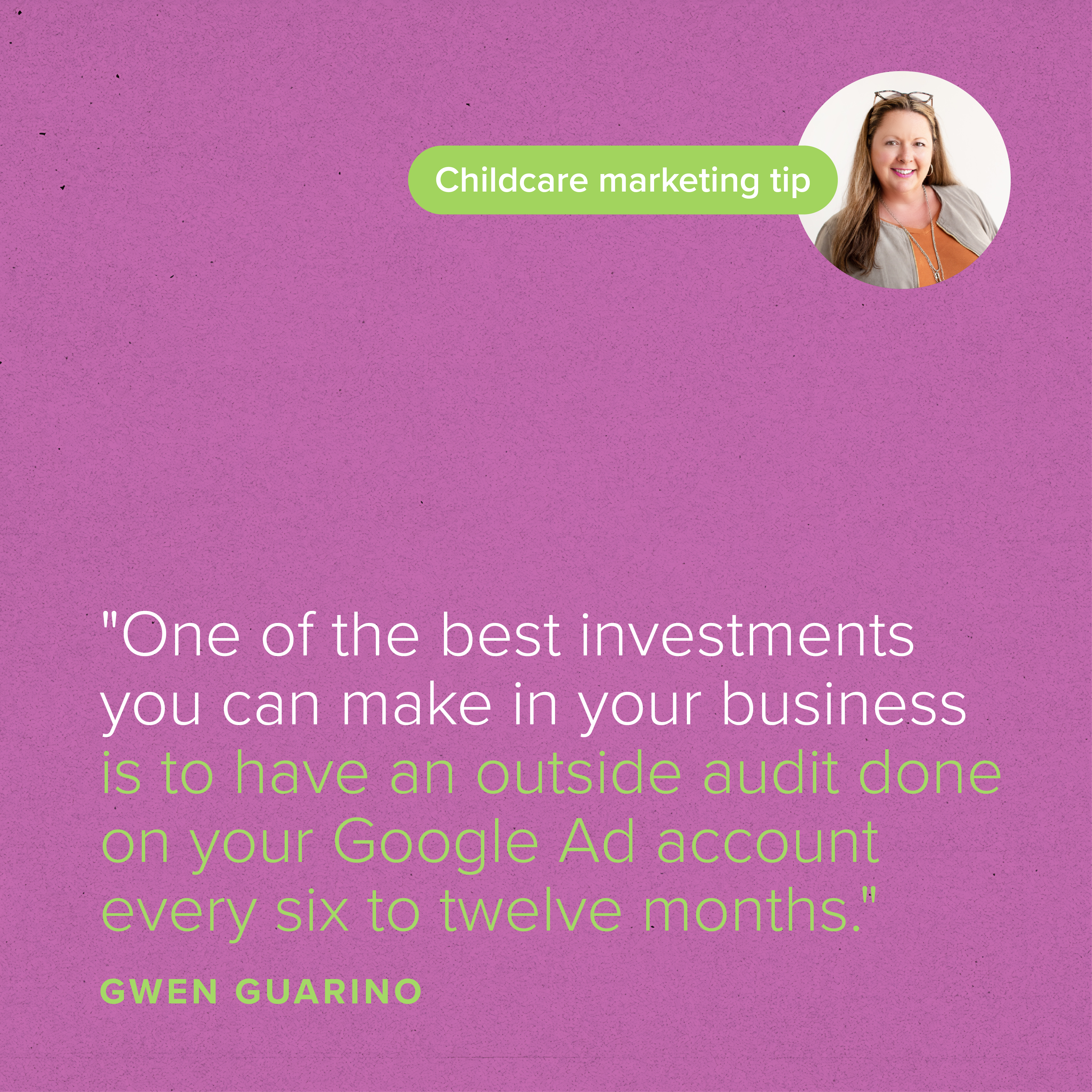 Quote Card: 4 Signs You Need to Audit Your Google Ads