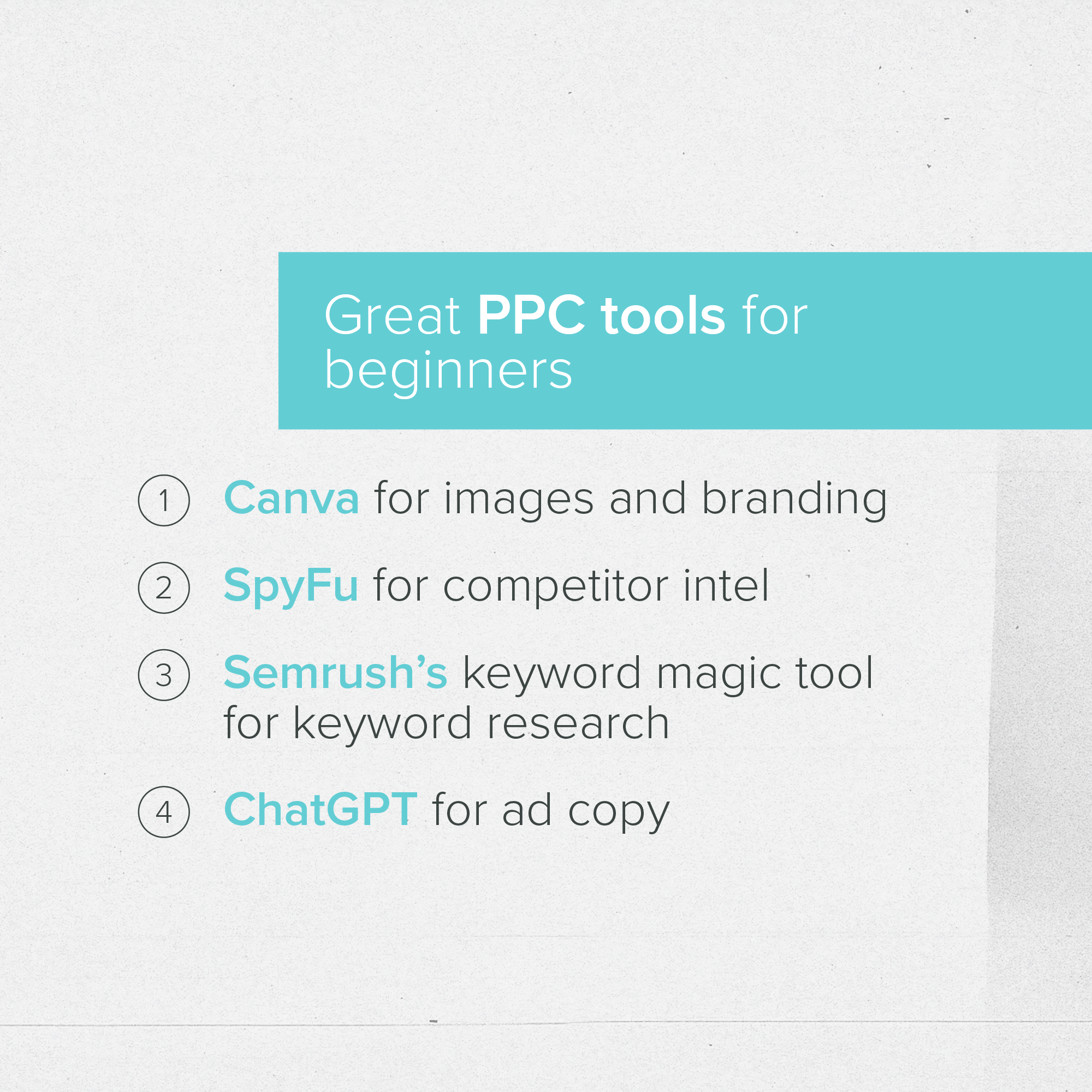 Infographic: Great PPC Tools to Create the Best Assets for Paid Ads