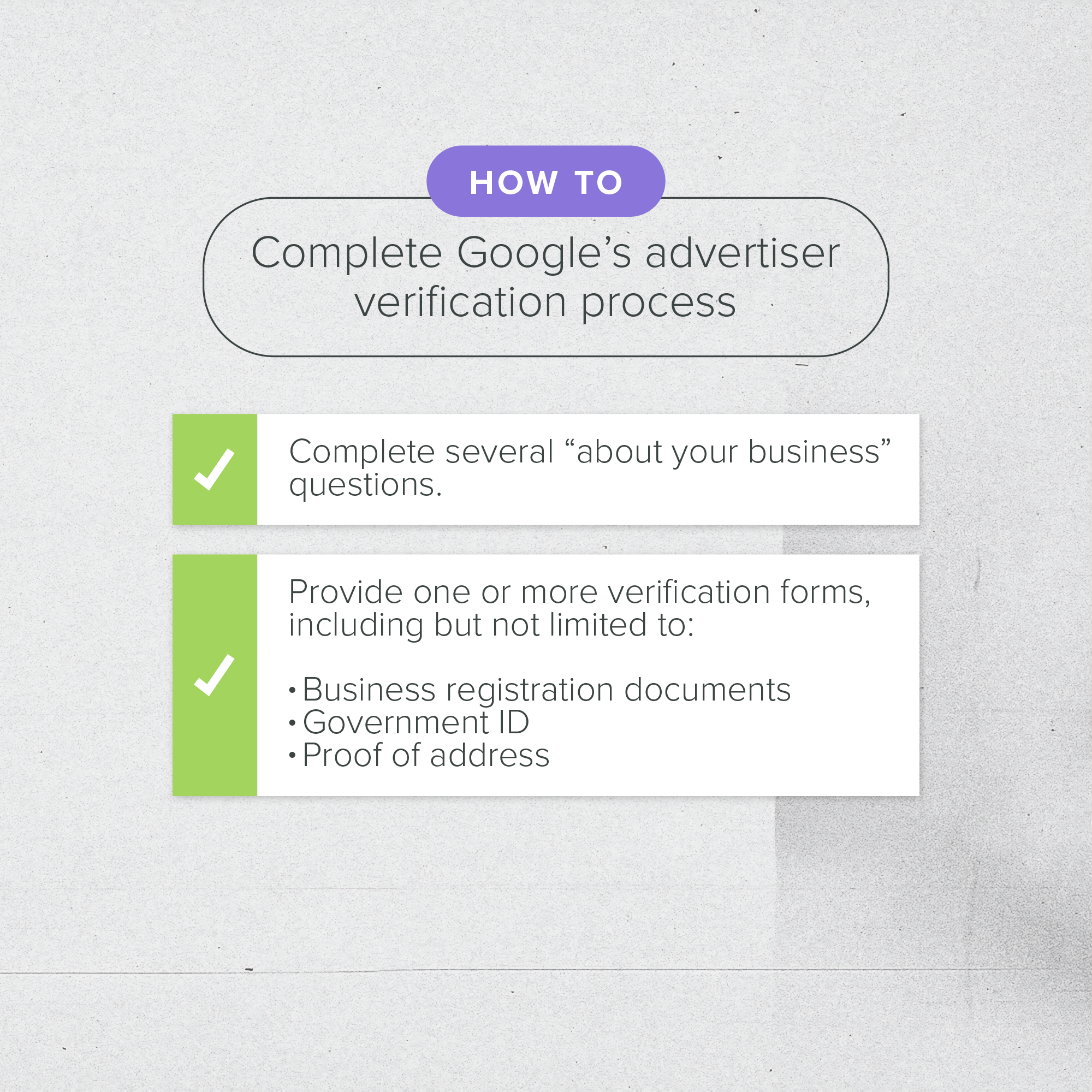 Infographic: Keep Your Google Ads Running With Google Advertiser Verification