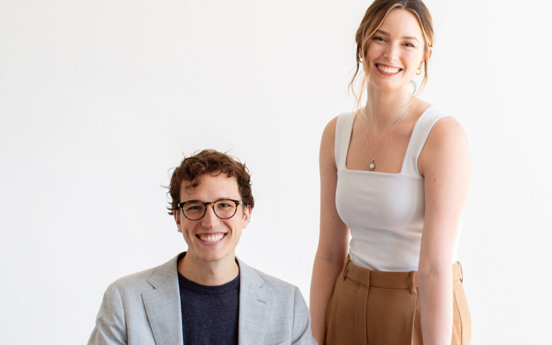 Lillian and Ben Lively, our video team, smiling